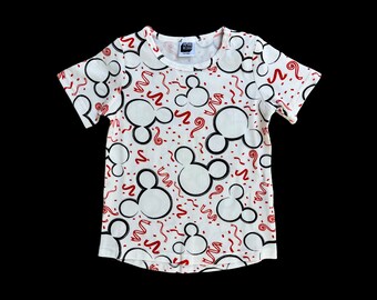 Ready to Ship! Mickey Mouse Short Sleeve T-shirt, Baby Toddler Kid's Mickey Shirt, Mickey Birthday Outfit, Unisex Disney Clothes, Cool Kids