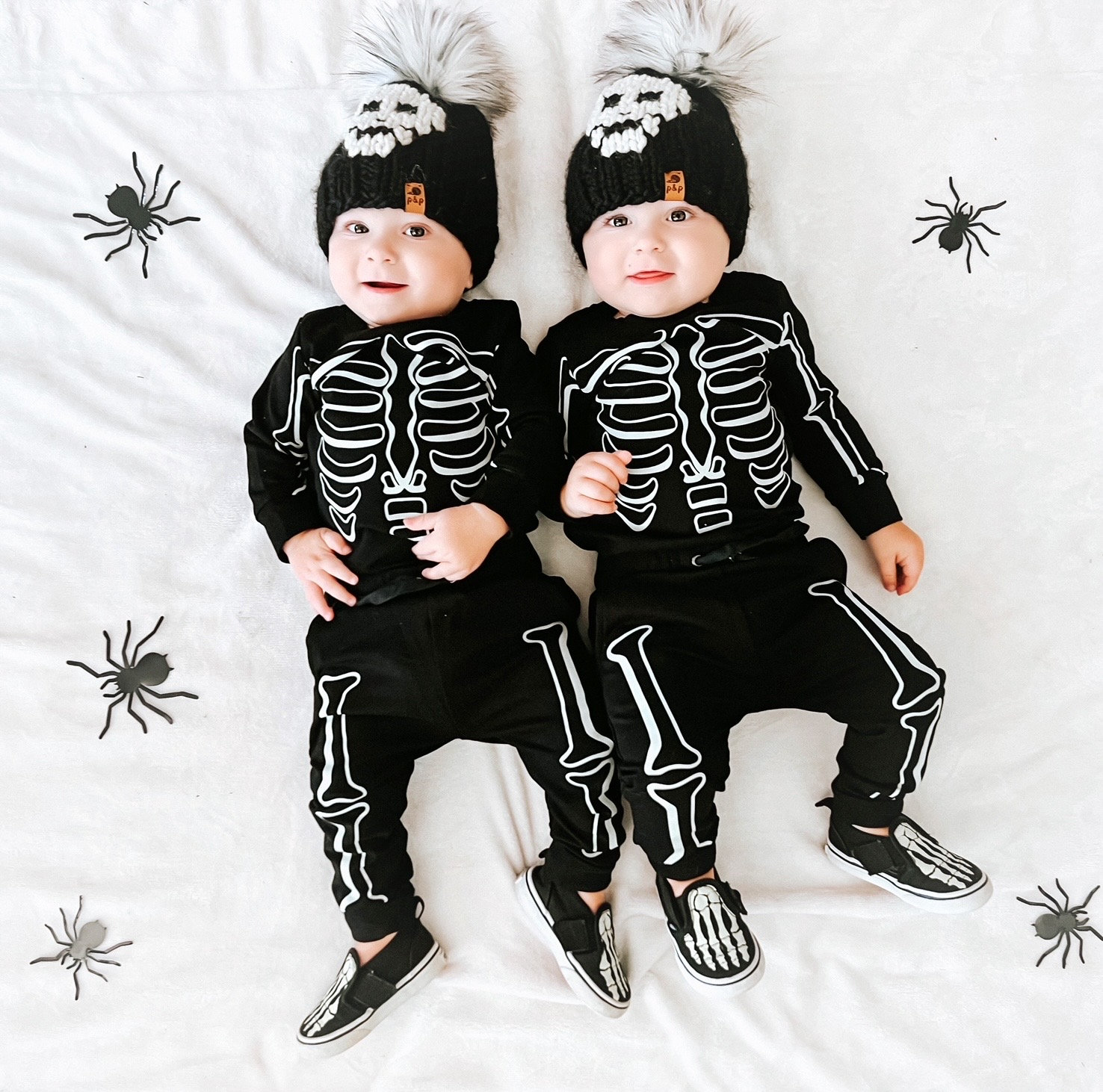 My First Halloween Outfit Baby Boy Newborn Gentleman Suspender Romper and Skull Bottom Halloween Costume 
