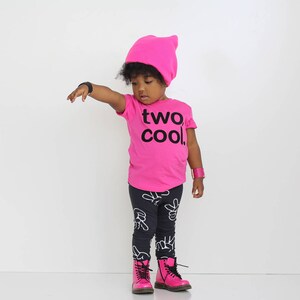 TWO. COOL. Birthday Shirt AND Leggings Toddler Boy Girl - Etsy