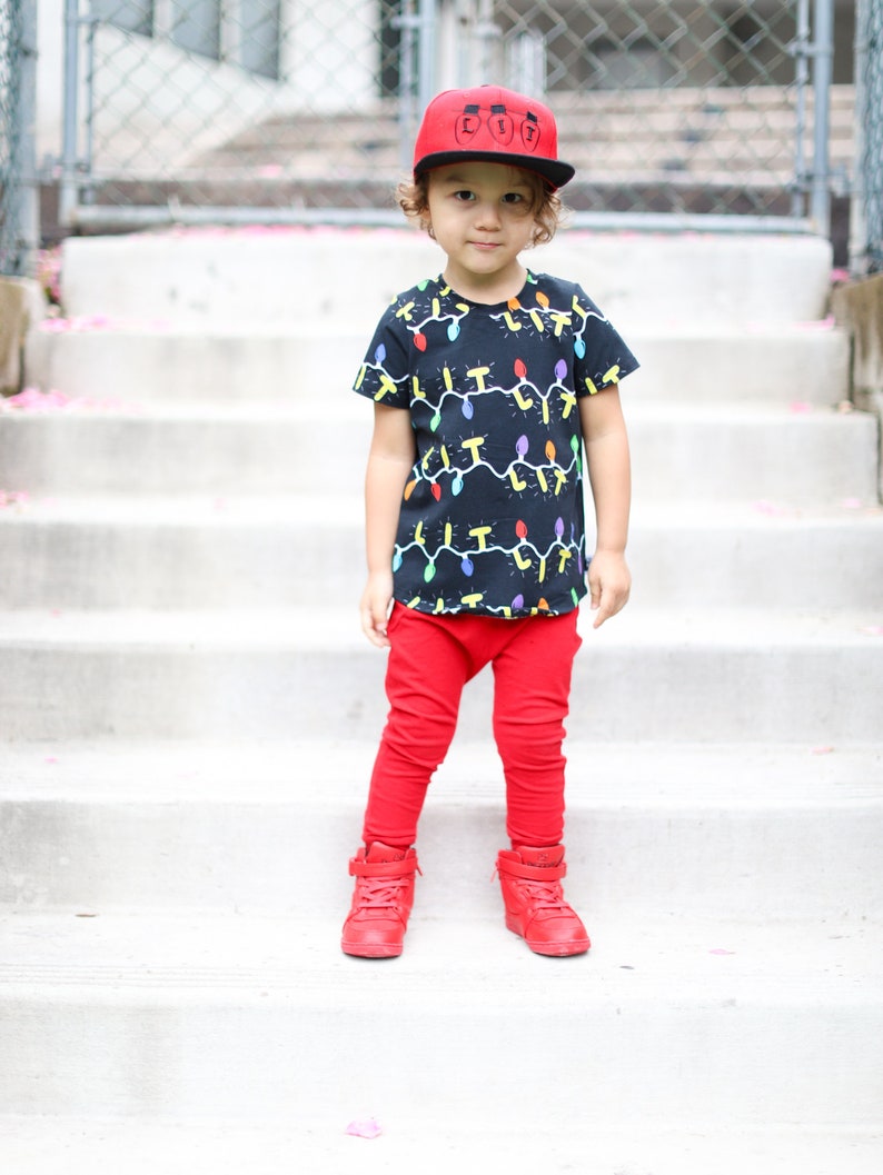 Baby Boy Solid Red Harem Pants Etsy Kid's Fashion Etsy
