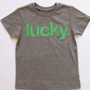 LUCKY. Baby Toddler Boy Girl St Patrick's Day, St Patricks Day Shirt ...