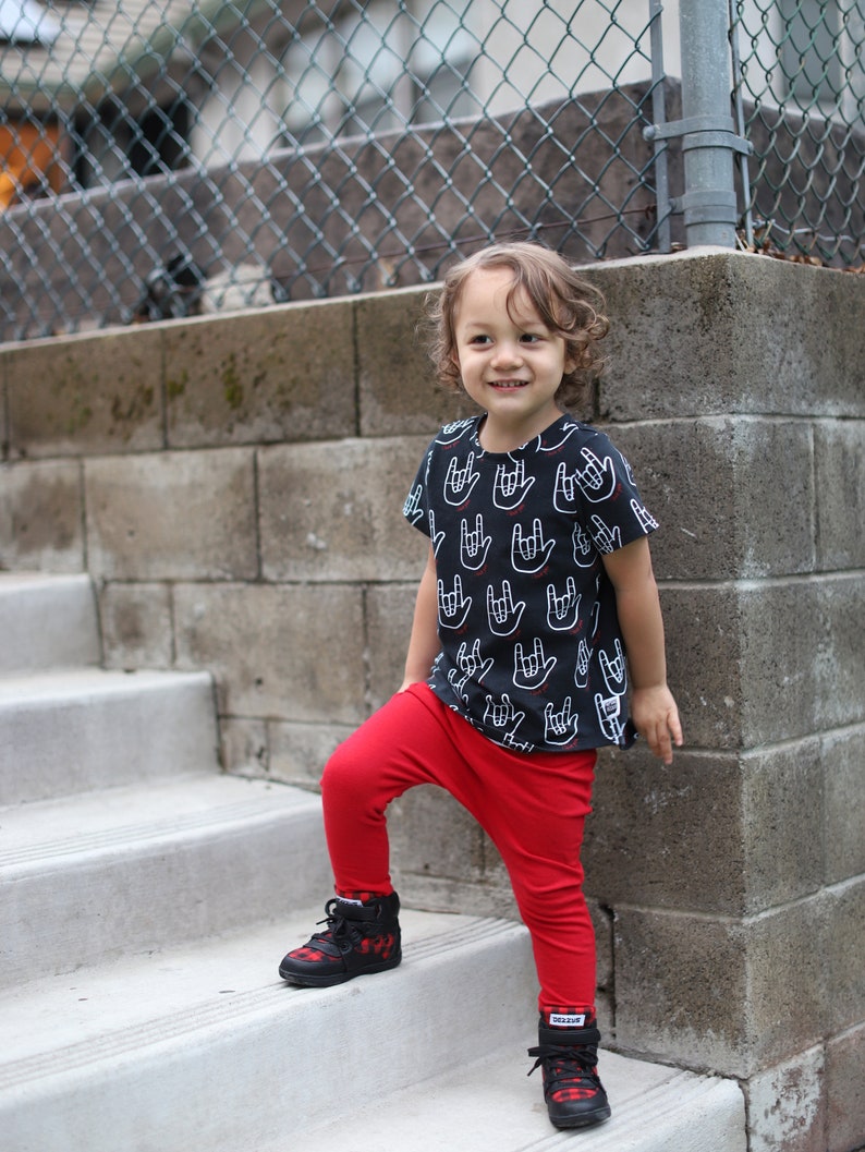 Baby Boy Solid Red Harem Pants: Etsy Kid's Fashion - Etsy
