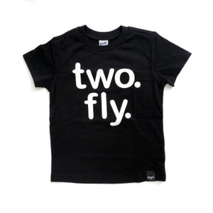 TWO. FLY. Toddler Baby Boy, Girl, "two fly" 2 year old Birthday shirt - Grey Red Fuchsia Olive Black - Etsy kid's fashion, clothes 2nd