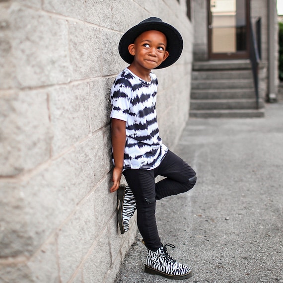 Black and Kid's Zebra Costume - Etsy