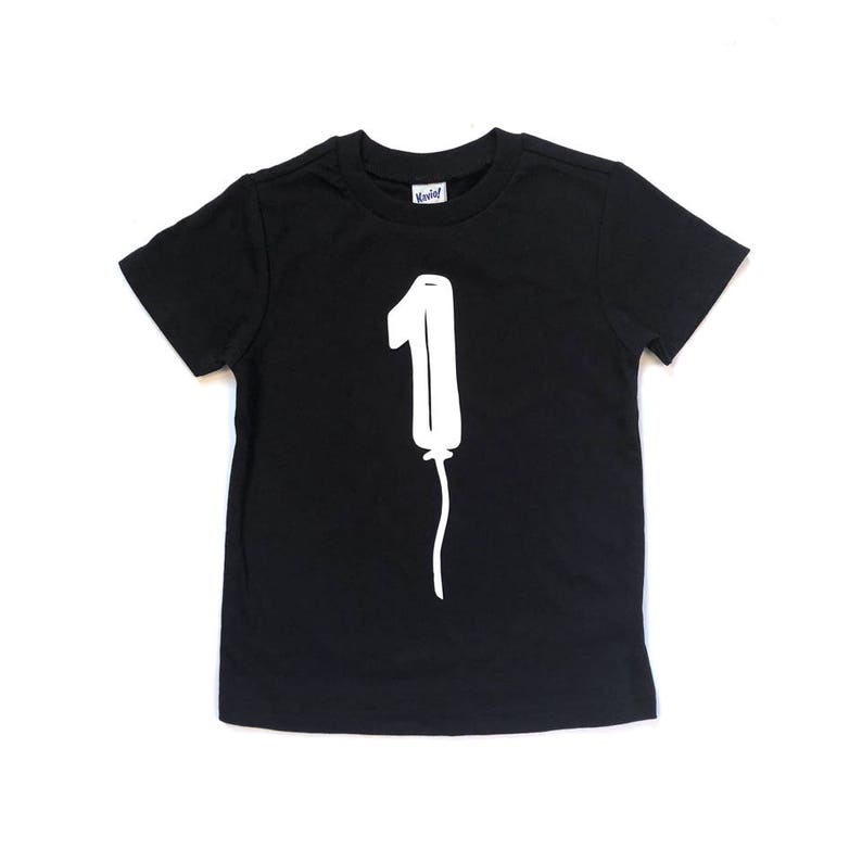 1 Toddler Boy Girl 1st Birthday Shirt Number 1 Balloon - Etsy