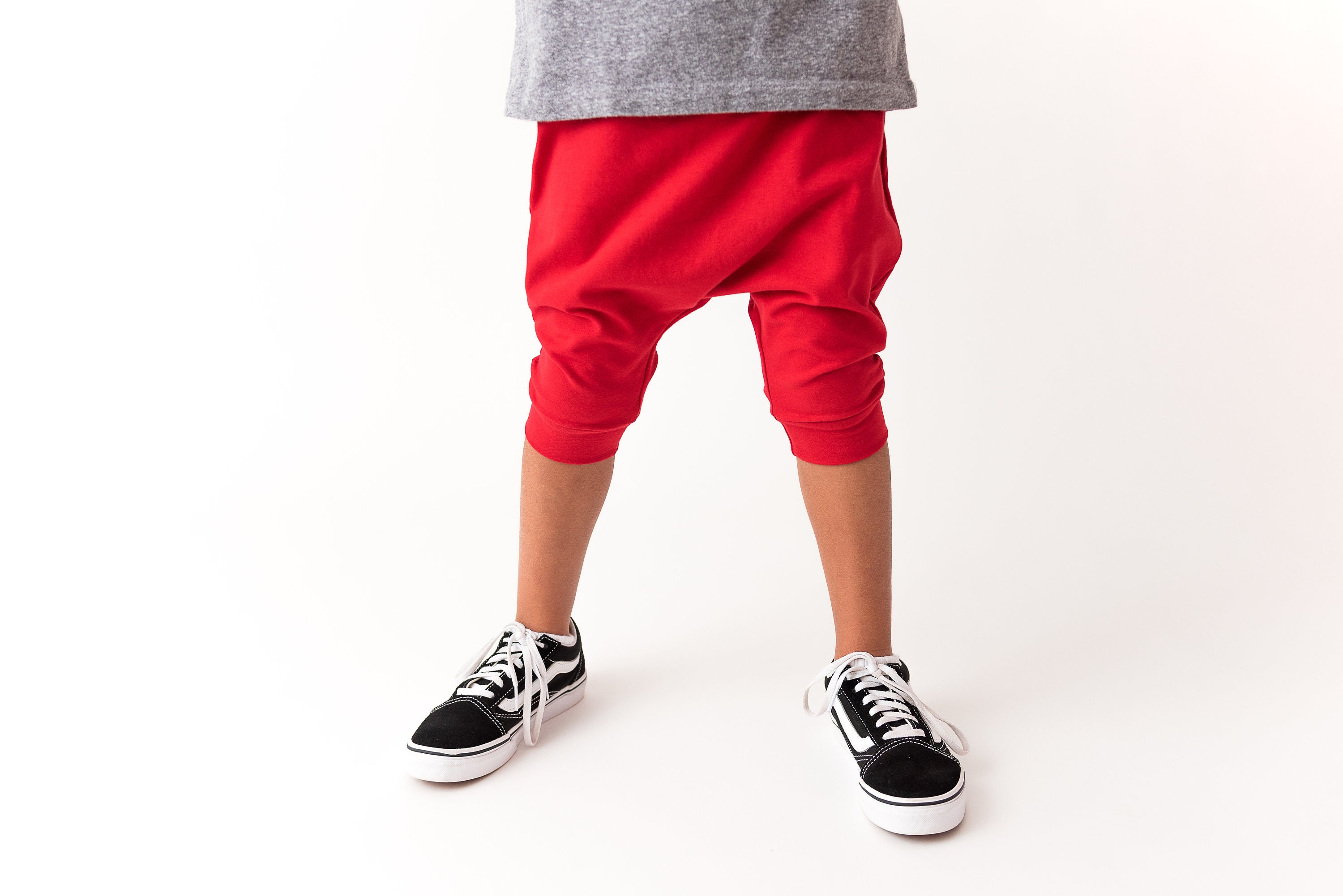 Solid Red Harem Shorts Etsy kid's fashion red toddler Etsy