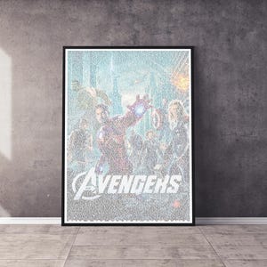 The Avengers Movie Script Poster | Memorabilia Script Poster | Professionally Printed Film Wall Art
