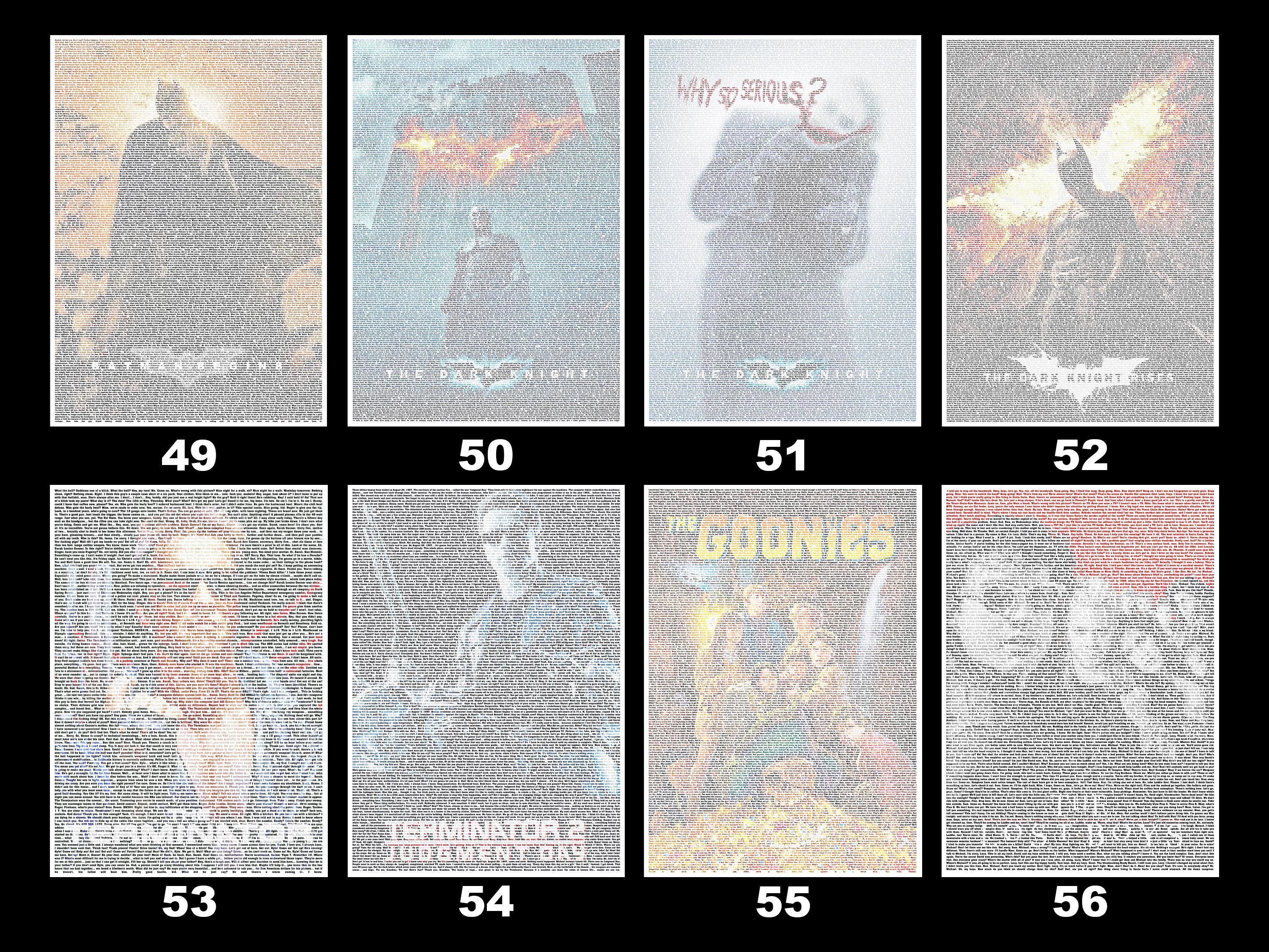 Digital Script Poster Movie Script Poster | Digital Download | Memorabilia Script Poster ...