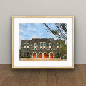 Duke University Print, Cameron Indoor Stadium Digital Download, Cameron Indoor Stadium Print, Duke Blue Devils Print, Duke University Art