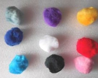 2 Big 50mm Pom Poms - DIY Crafts Scrapbooking