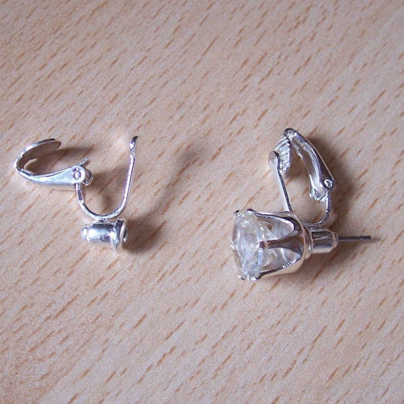 Sterling Silver Earring Converters – Convert Post Earrings To Leverback Earrings