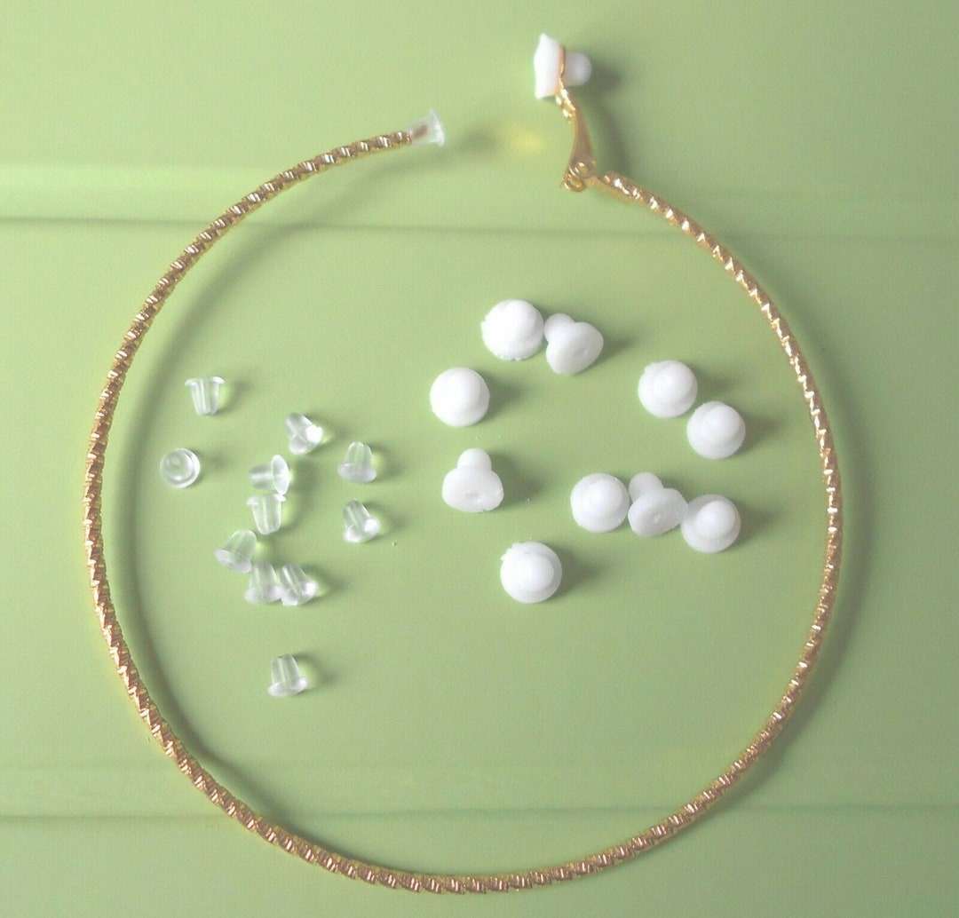 Hoop Earring Clipon Conversion Kit Change Pierced Hoops to Clipons DIY Etsy