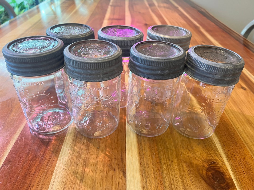 Vintage Crown Jars 1930's 1960's Canning Jars Vintage Jars Etsy