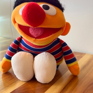 Vintage Applause Sesame Street Plush 11 inches Ernie  Vintage Plushy