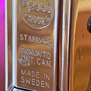 Vintage Apsco 2002 Stapler Made in Sweden Retro Beautiful Patina Industrial / Vintage Stapler Apsco 2002 image 6