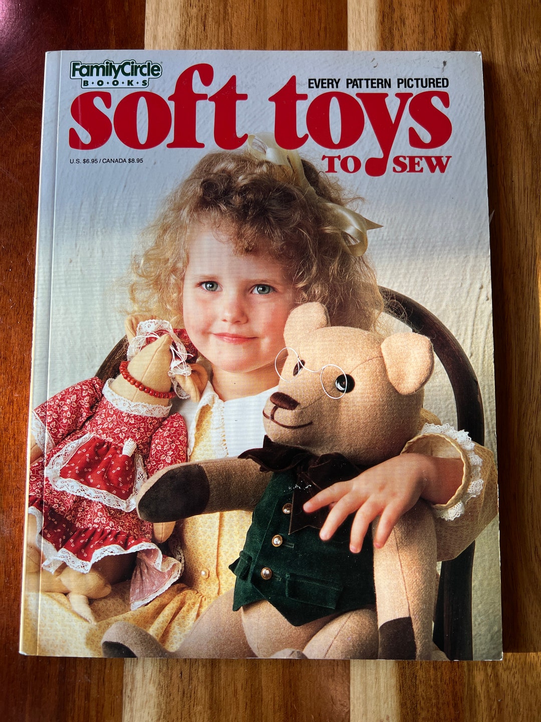 Vintage Family Circle Soft Toys to Sew Book / Pattern Inside/ Guide Book Etsy