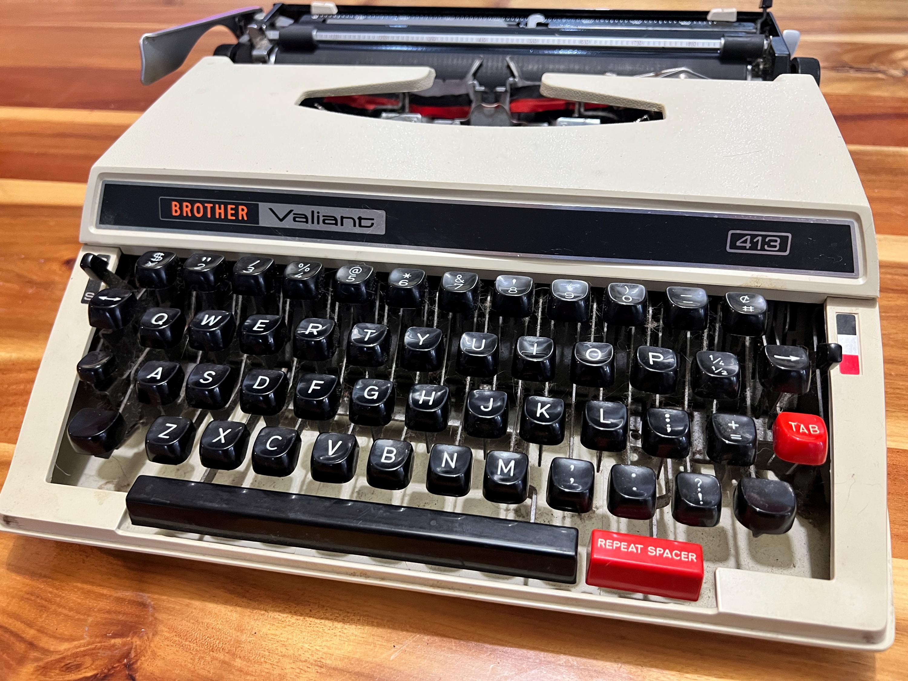 Vintage Brother Valiant 413 Made in Japan, D35248806 Manual 