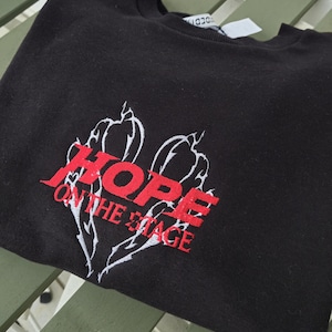 Bangtan J-hope Hope on the Stage embroidered sweatshirt and t-shirt, concert kpop merch embroidery, gift for Bangtan Army T-shirt