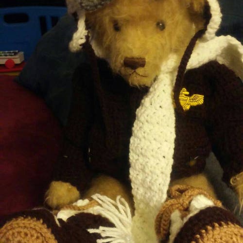 Air Force Build shops a Bear Bomber Jacket Aviator Hat Goggles and Boots