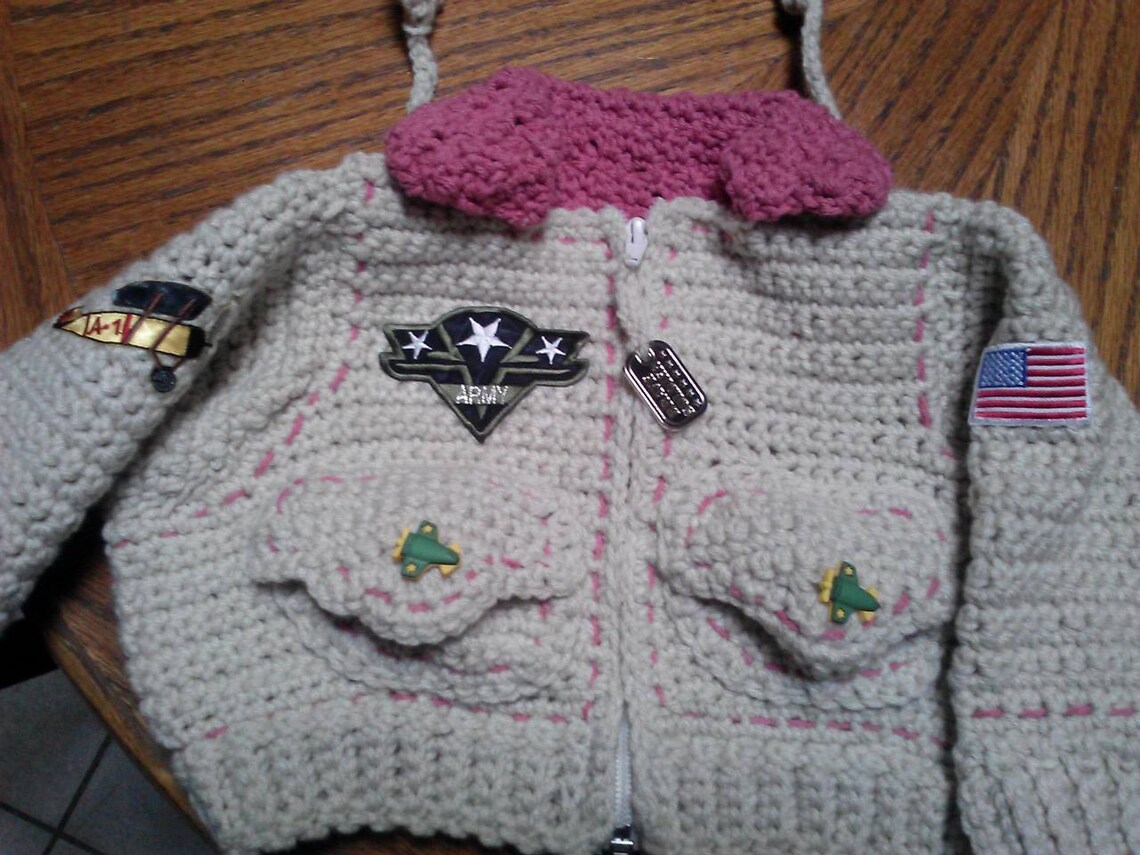 Army Baby Bomber Jacket Aviator Hat and Boots Infant to Etsy