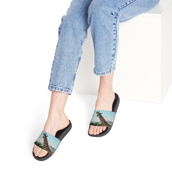 Women s Giraffe Removable strap Sandals Comfortable Unique Summer Footwear Perfect for Casual Beach Days Etsy Canada