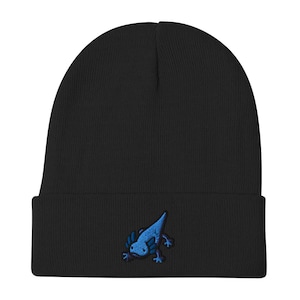 Axolotl Embroidered Beanie