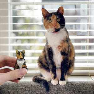 Custom Cat Cake Topper, Cat Wedding Cake Topper, Pets Birthday, Dog Cake Topper Miniature, Anniversary Pet, Pets Topper, Cats Birthday