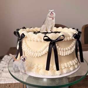 Custom Dog Sculpture Wedding Dog Cake Topper, Dog Cake Topper, Wedding Cake Topper, Pets Birthday, Wedding Cake Topper with Dog, Cat