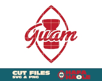 Guam Latte Slingstone - SVG, PNG Download digitale istantaneo - Laser, Taglierina in vinile, Silhouette, Cricut, Decalcomania, Adesivo