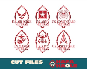 Sceaux de bambou vétéran de Guam - SVG, PNG, téléchargement numérique instantané - laser, découpeur de vinyle, Silhouette, Cricut, sticker, autocollant