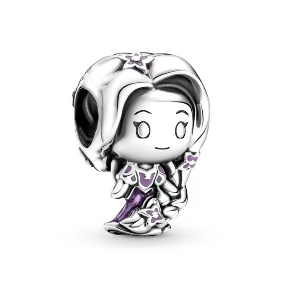 Tangled Rapunzel Charm S925 Sterling Silver Pandora Pendant - Etsy