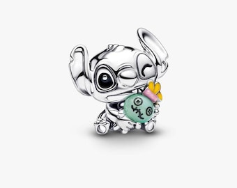 Stitch & Scrump Charm S925 Sterling Silber Pandora Anhänger