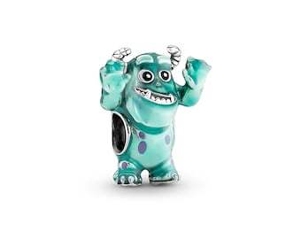 Groene Pixar Monster Collection-bedel S925 sterlingzilveren Pandora-hanger