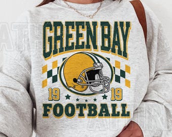 Green Bay Football Vintage Sweatshirt T-Shirt, Retro Green Bay Packer Game Day Crewneck, Packers Sweatshirt, Packers Fans Gift FNP5