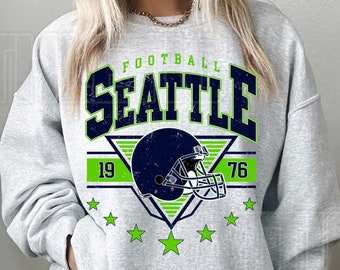 Seattle Football Vintage Sweatshirt T-Shirt,Seattle Seahawk Football Crewneck Sweatshirt, Seahawk Fan Gift, Retro Seattle Football FVH7