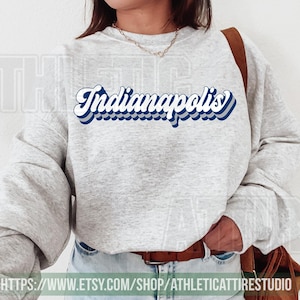 Indianapolis Football Vintage Sweatshirt T-Shirt,Indianapolis Colt Football Shirt, Retro Indianapolis Football Colt Fan Gift FRT24