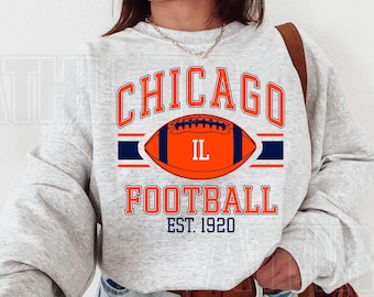 Chicago Football Vintage Sweatshirt T-Shirt,Retro Chicago Bear Football Sweatshirt , Chicago Bear Fan Gift , Sunday Football FRY12