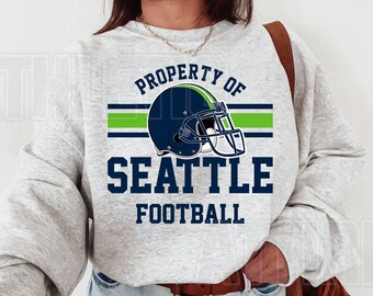 Seattle Football Vintage Sweatshirt T-Shirt,Seattle Seahawk Football Crewneck Sweatshirt, Seahawk Fan Gift, Retro Seattle Football FME7