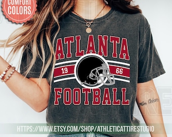 Atlanta Football Vintage Style Comfort Colors T-Shirt,Atlanta Football shirt,Atlanta Football T-Shirt,Sunday Football FLC17
