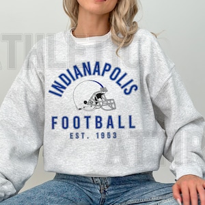 Indianapolis Football Vintage Sweatshirt T-Shirt, Indianapolis Colt Football Shirt, Retro Indianapolis Football Sweater, Colt Fan Gift FGJ24