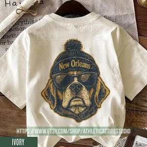 New Orleans Football Mascot Style Comfort Colors T-Shirt, New Orleans Football T-Shirt, Retro Saints Shirt, Saints Football T-Shirt FAM11