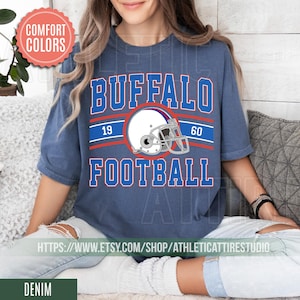Vintage Style Comfort Colors T-Shirt, Buffalo Bill T-Shirt, Bill T-Shirt, Bills Football, Buffalo New York, Buffalo Fan Gift FLC15 image 5