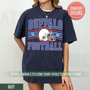 Vintage Style Comfort Colors T-Shirt, Buffalo Bill T-Shirt, Bill T-Shirt, Bills Football, Buffalo New York, Buffalo Fan Gift FLC15 image 6