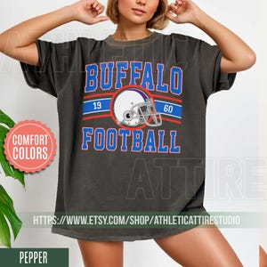 Vintage Style Comfort Colors T-Shirt, Buffalo Bill T-Shirt, Bill T-Shirt, Bills Football, Buffalo New York, Buffalo Fan Gift FLC15 image 2