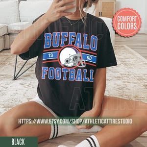 Vintage Style Comfort Colors T-Shirt, Buffalo Bill T-Shirt, Bill T-Shirt, Bills Football, Buffalo New York, Buffalo Fan Gift FLC15 image 4