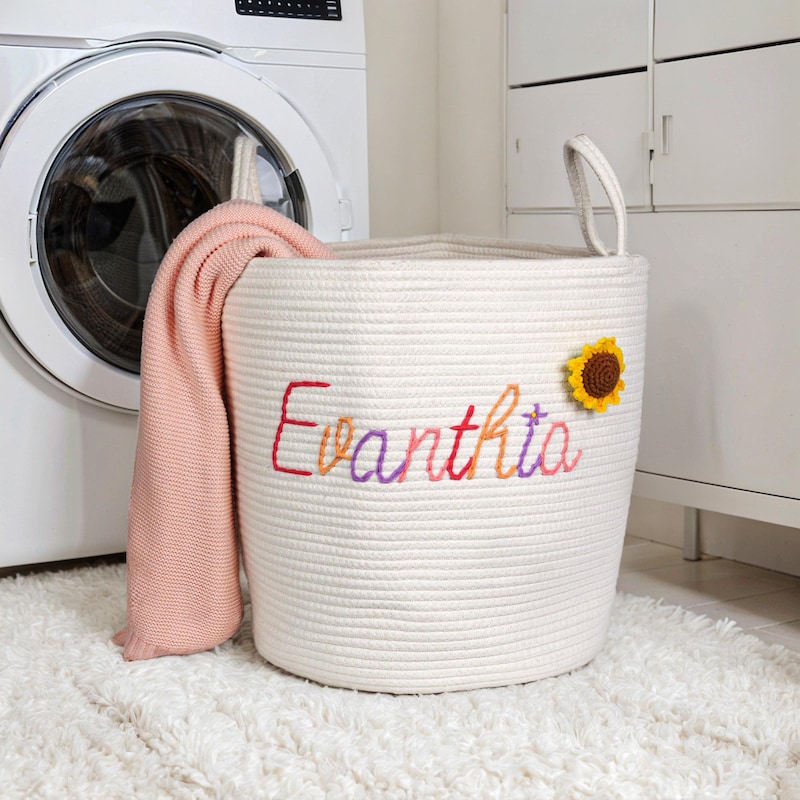 Nursery Laundry Basket - Etsy