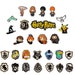 Wizard Croc Charms 28PCS HP Shoes Charm for Crocs PVC Shoe Charm Accessories Cute Bracelets Birthday Party Supplies Gift for Teens Women Men