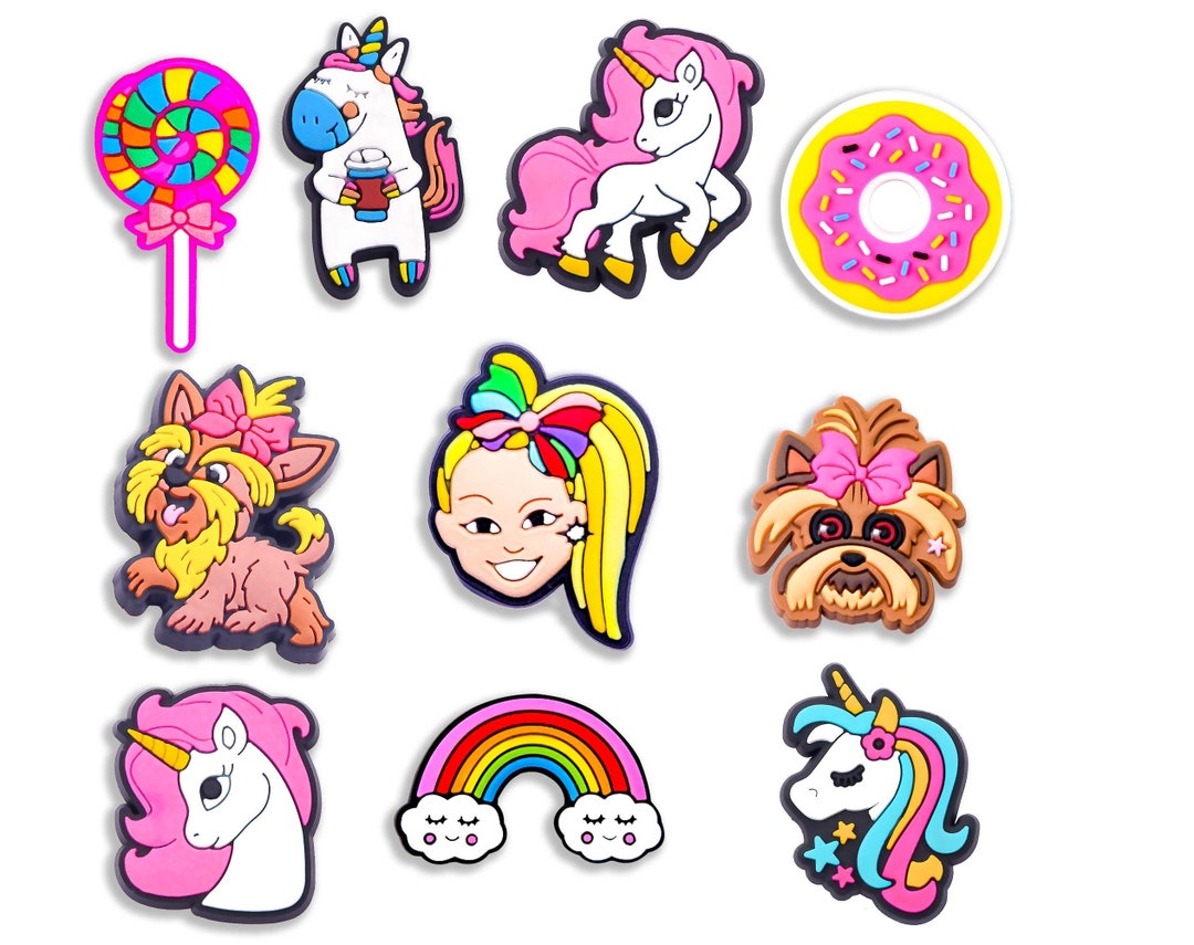 Jojò Sìwa Croc Charms Singer 10PCS Shoes Charm for Crocs PVC Etsy