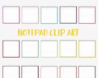 Download Notepad Rainbow Clip Art Collection 20 Shades Blank Mockup Paper Note Pad Business Design Graphics Commercial Use Digital Png Lc43 A4 Magazine Cover Mockup Psd All Free Mockups Yellowimages Mockups