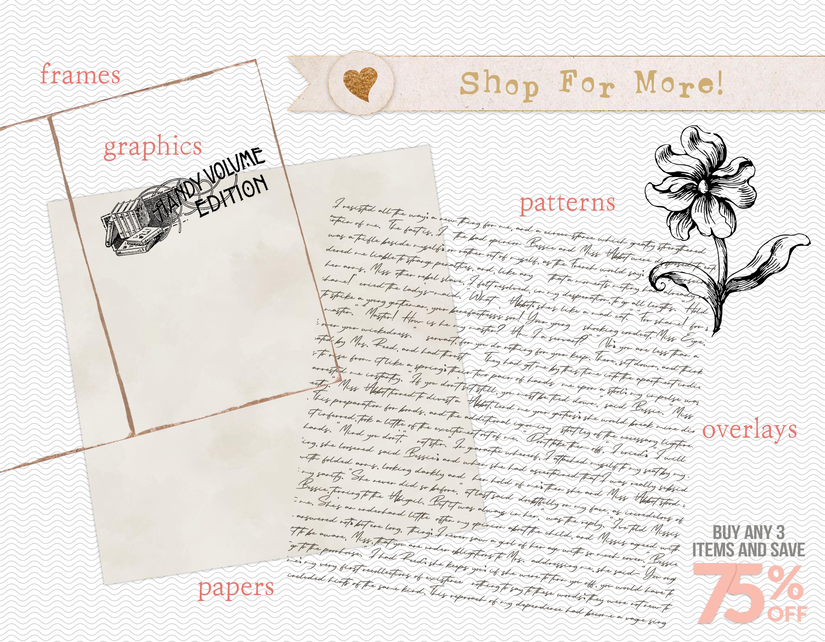 Journal Mini Book Example Junk Journal Mini Book Template, Svg Cutting File, Pdf Printable ...